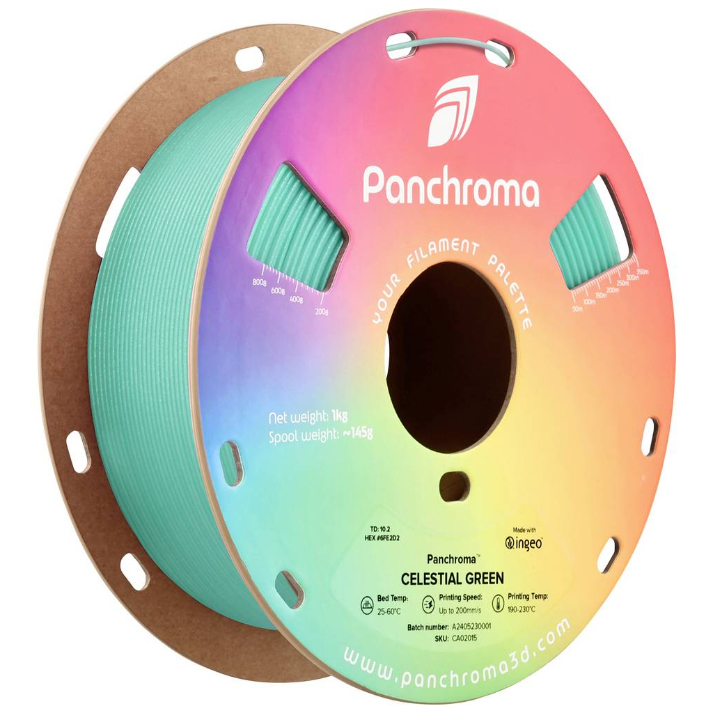 Пластик для 3D-принтера Polymaker PLA PANCHROMA CELESTIAL 1,75mm 1kg GREEN (CA02015)