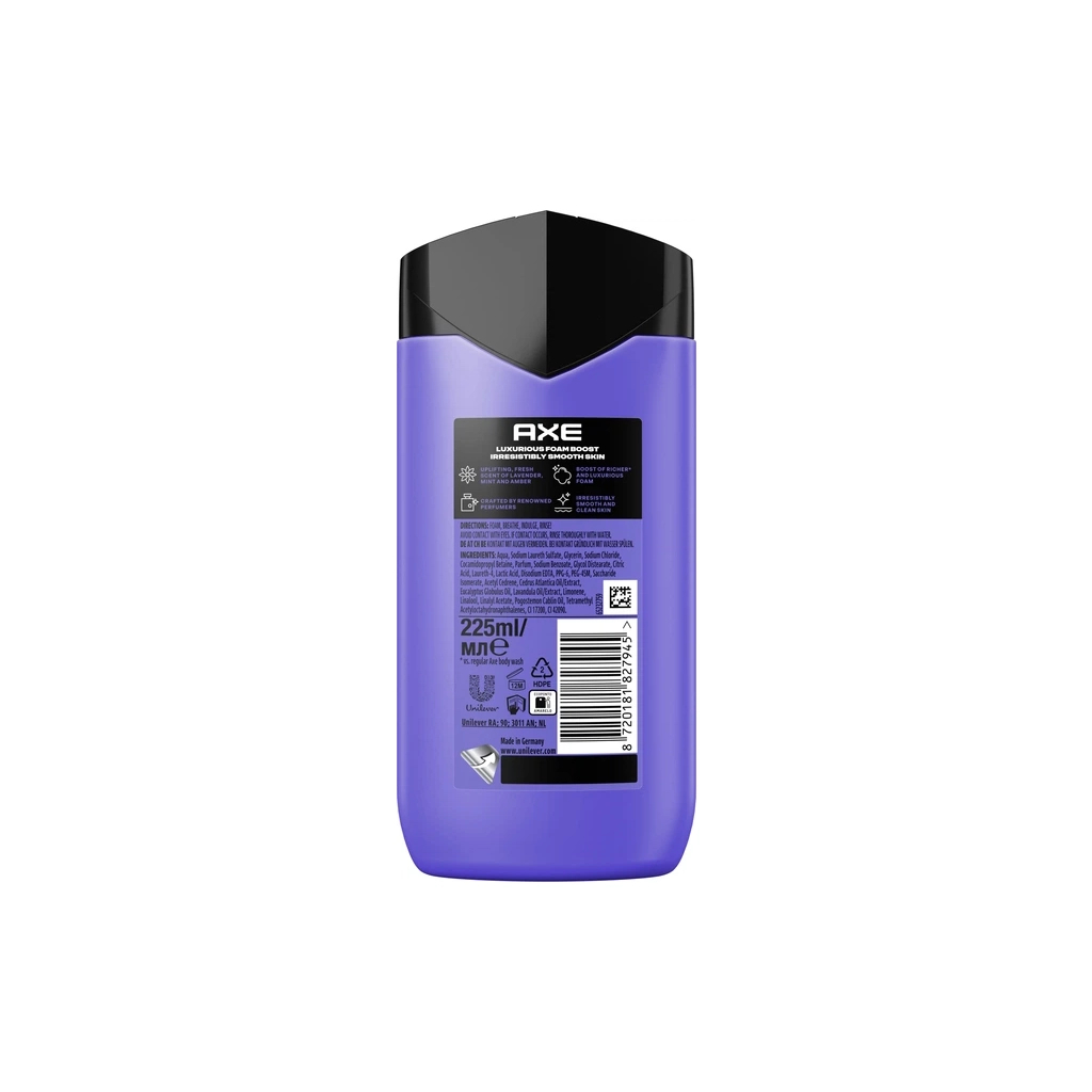 Гель для душу AXE Fine Fragrance Collection Blue lavender 225 мл (8720181827945)