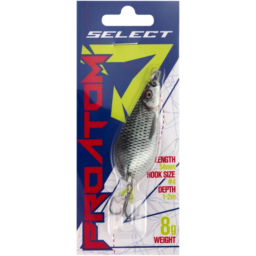 Блешня Select ProAtom 8.0g 54mm S46 (1870.77.25) Блешня Select ProAtom 8.0g 54mm S46 (1870.77.25)