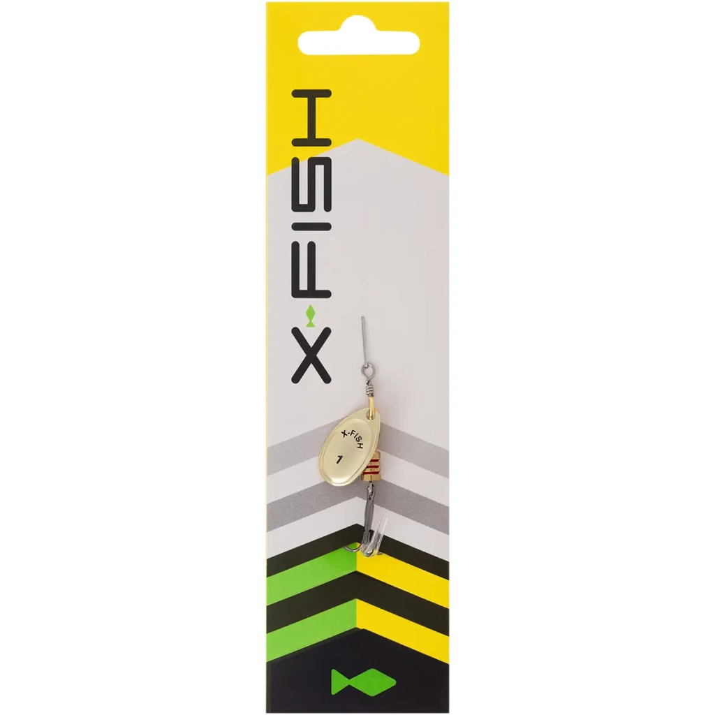 Блешня X-Fish Stark 2.5g 1 Gold (1917.05.74) Блешня X-Fish Stark 2.5g 1 Gold (1917.05.74)