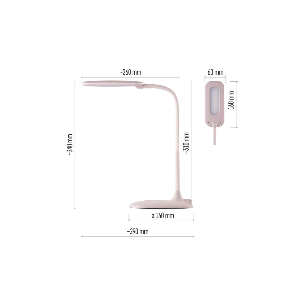 Настільна лампа EMOS STELLA PINK (Z7602P)