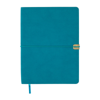 Buromax undated BEST weekly magazine, A5, turquoise, faux leather 336 pages (BM.20190-06)