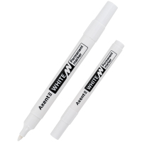 Marker Axent Permanent White 2545-A, 2 mm round white (2545-A)