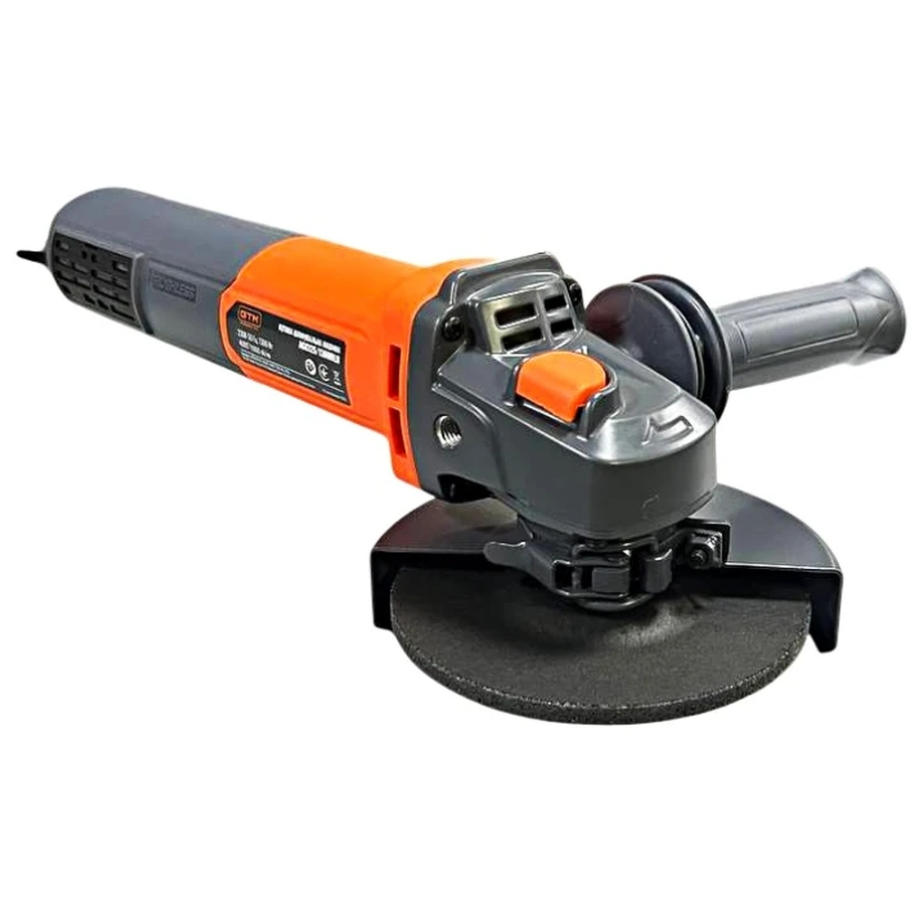 Шліфувальна машина GTM 125мм, безщіткова, 1300W, 5000–11000об/хв, M14 (AGK125/1300BLH)