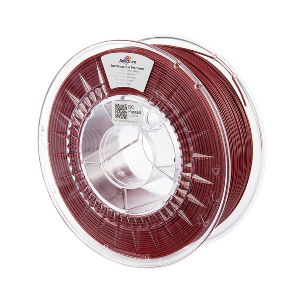 Пластик для 3D-принтера Spectrum PLA Premium 1.75mm 1kg Red, Cherry (80844)