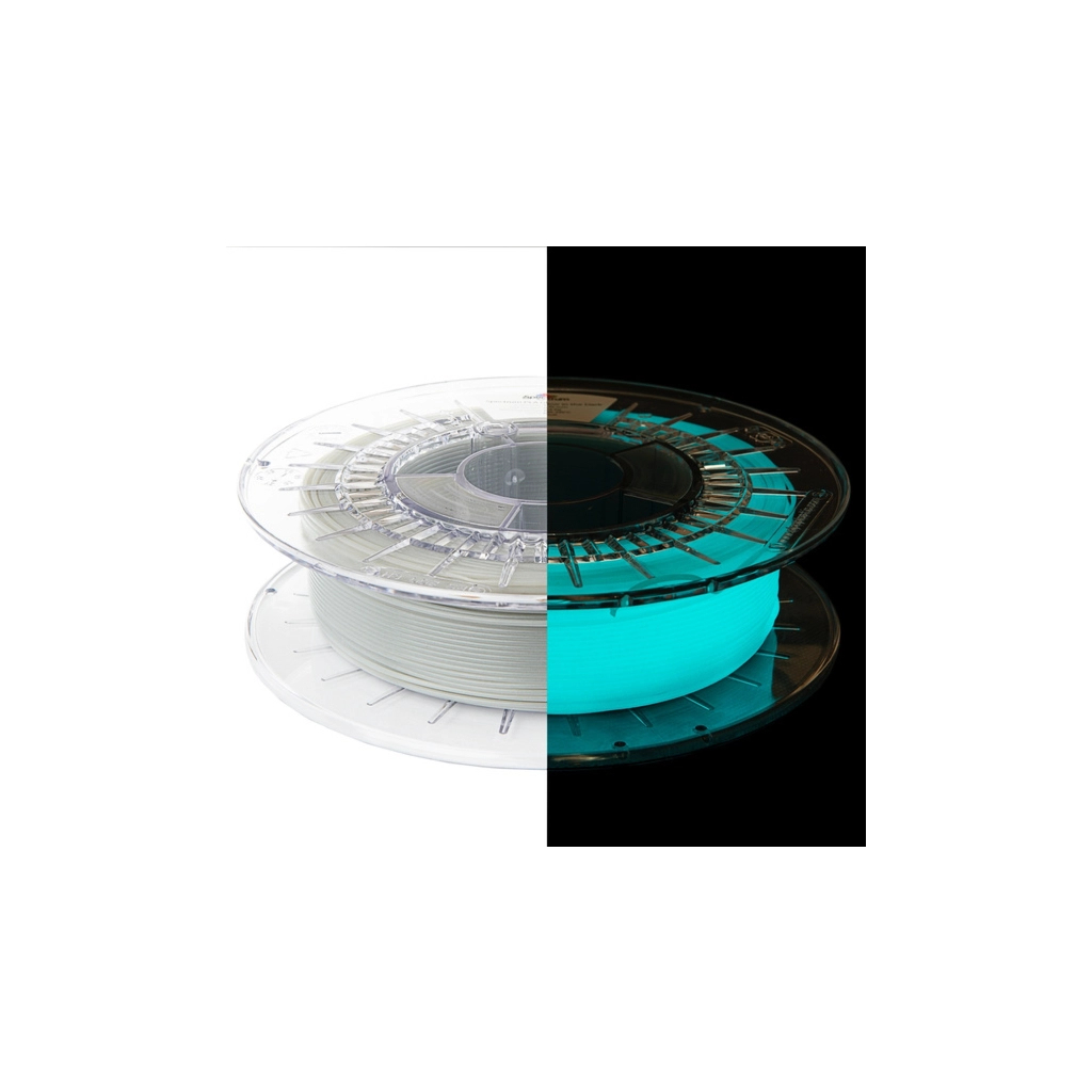 Пластик для 3D-принтера Spectrum PLA Glow in the Dark 1.75mm 0.5kg BLUE (80531)
