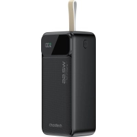 Батарея універсальна Choetech 40000mAh, 22.5W, PD, QC/3.0, Black (B731-ACBK)