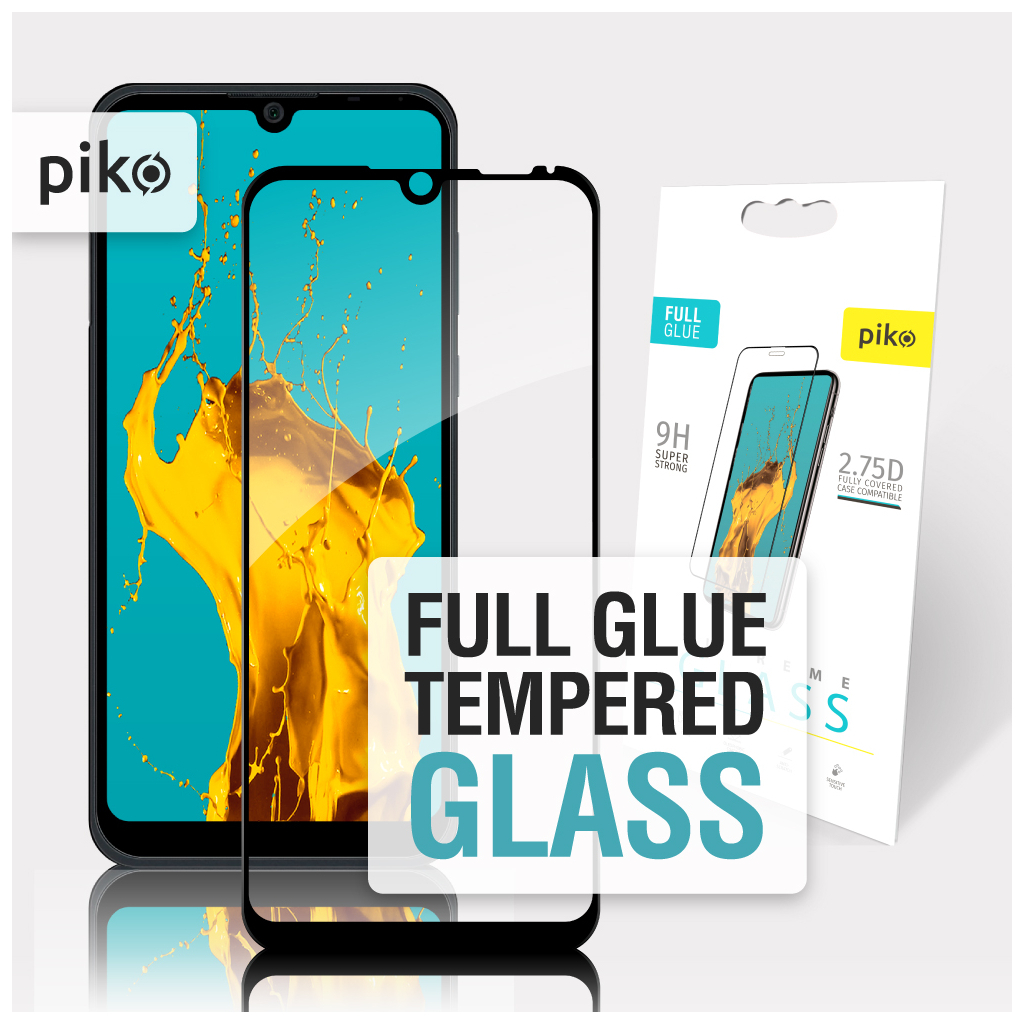Скло захисне Piko Full Glue ZTE Blade A51 Black (1283126515668)