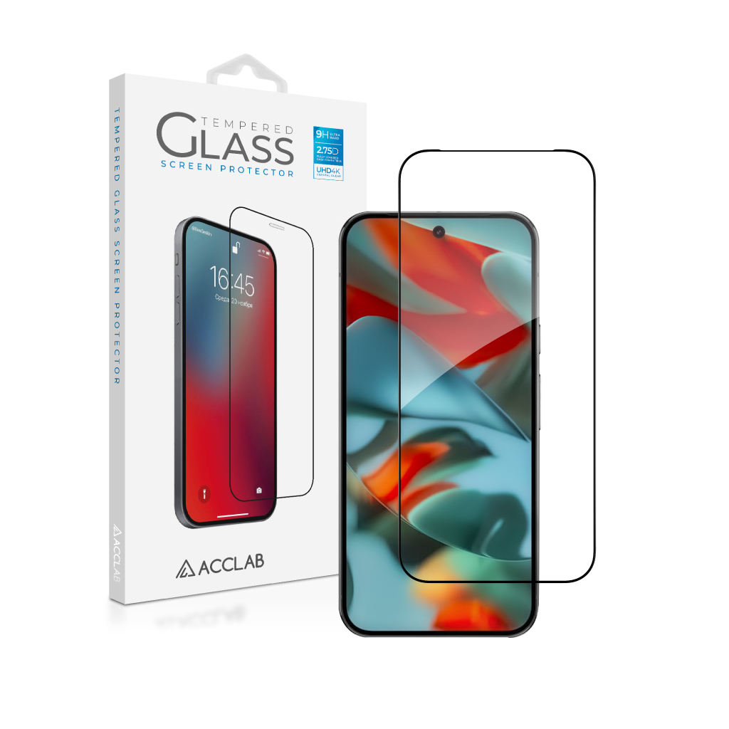 Скло захисне ACCLAB 9H Google Pixel 10a Black (1283126636233) Скло захисне ACCLAB 9H Google Pixel 10a Black (1283126636233)