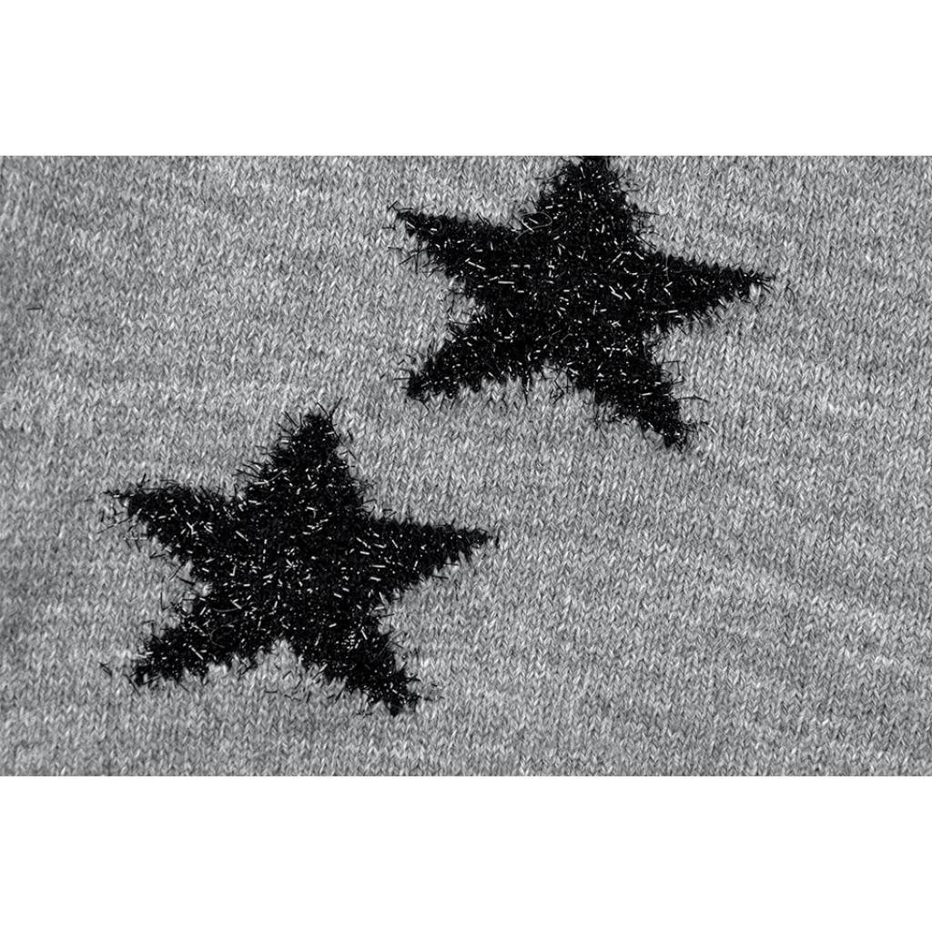 Кофта дитяча Breeze джемпер сірий меланж із зірочками (T-104-98G-gray)