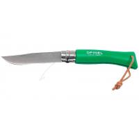 Knife Opinel No. 7 Inox VRI Trekking green, without packaging (002210)