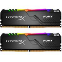 Модуль пам'яті для комп'ютера DDR4 16GB (2x8GB) 3200 MHz HyperX FURY RGB Kingston Fury (ex.HyperX) (HX432C16FB3AK2/16)