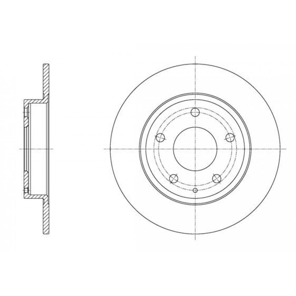 Гальмівний диск REMSA 61575.00