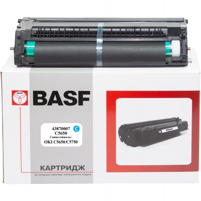 Drum cartridge BASF OKI C5650/C5750/ 43870007 Cyan (DR-C5650-43870007)