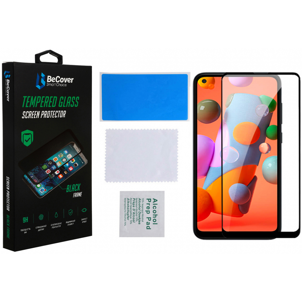 Скло захисне BeCover Samsung Galaxy A21s SM-A217 Black (707338) Скло захисне BeCover Samsung Galaxy A21s SM-A217 Black (707338)