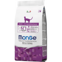 Dry food for cats Monge Cat Adult with the taste of chicken and rice 400 g (8009470004985)