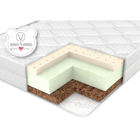 Veres Latex Bio+ Air mattress 190 x 80 x 18 cm (53.444.03)
