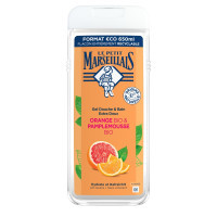 Shower gel Le Petit Marseillais Orange and grapefruit 650 ml (3574661550558/3574661701868)