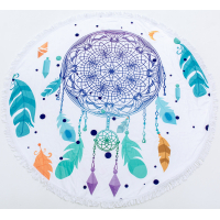 MirSon beach towel No. 5052 Summer Time Dream catcher 150x150 cm (2200003180657)