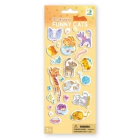 Sticker-sticker DoDo 3D Funny cats (300845)