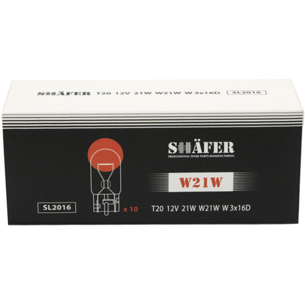 Автолампа SHAFER 12V21WW21WW316D (SL2016)