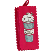 Cool For School pencil case 1 compartment Pink (J-2609-pink)