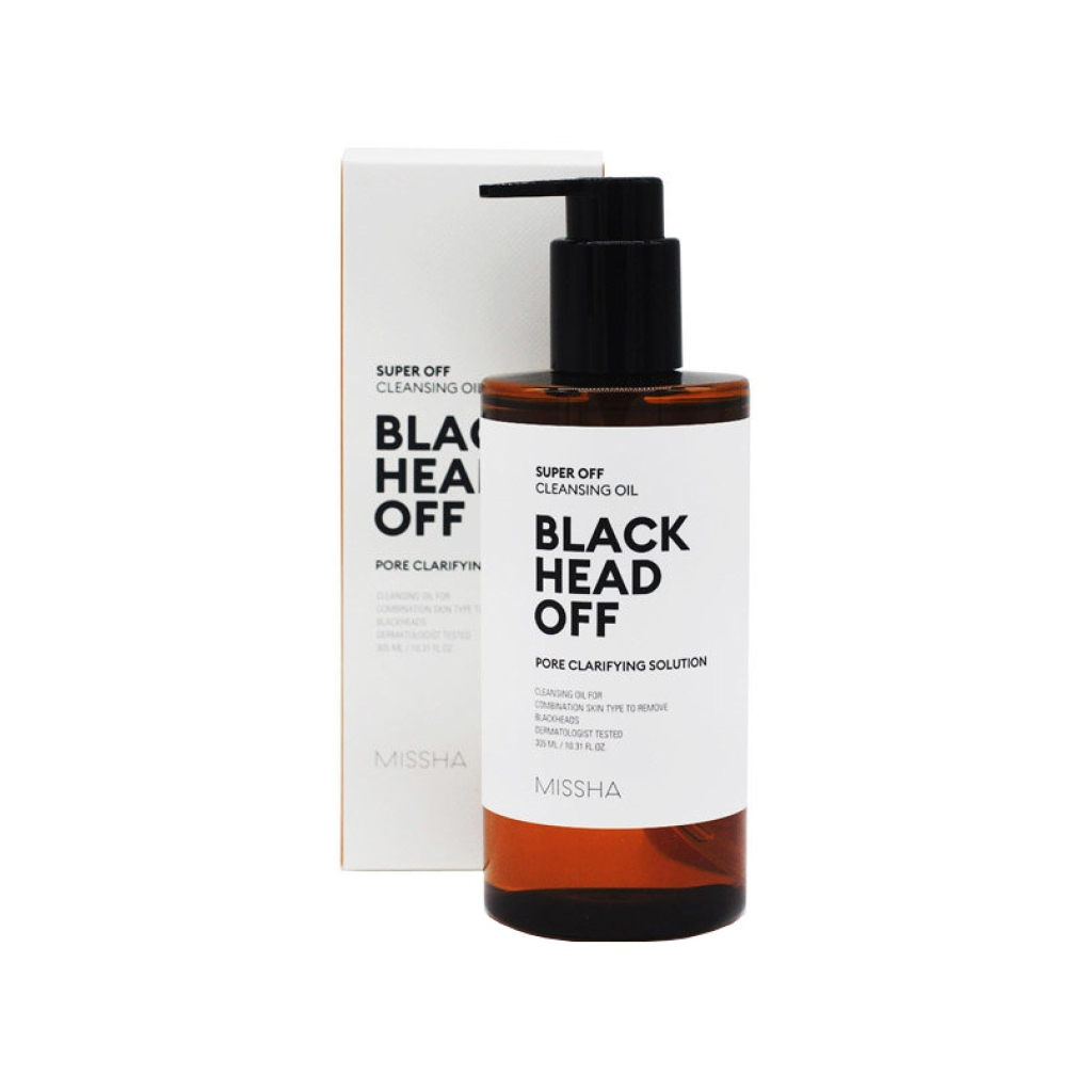 Гідрофільна олія Missha Super Off Cleansing Oil Blackhead Off Від чорних точок 305 мл (8809643546720)