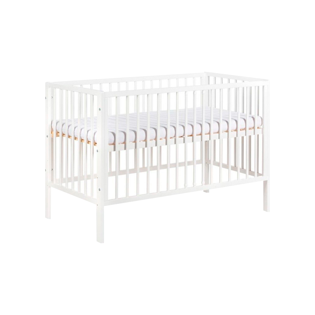 Ліжечко Klups Frank 120 х 60 см Біле (FRANK2)