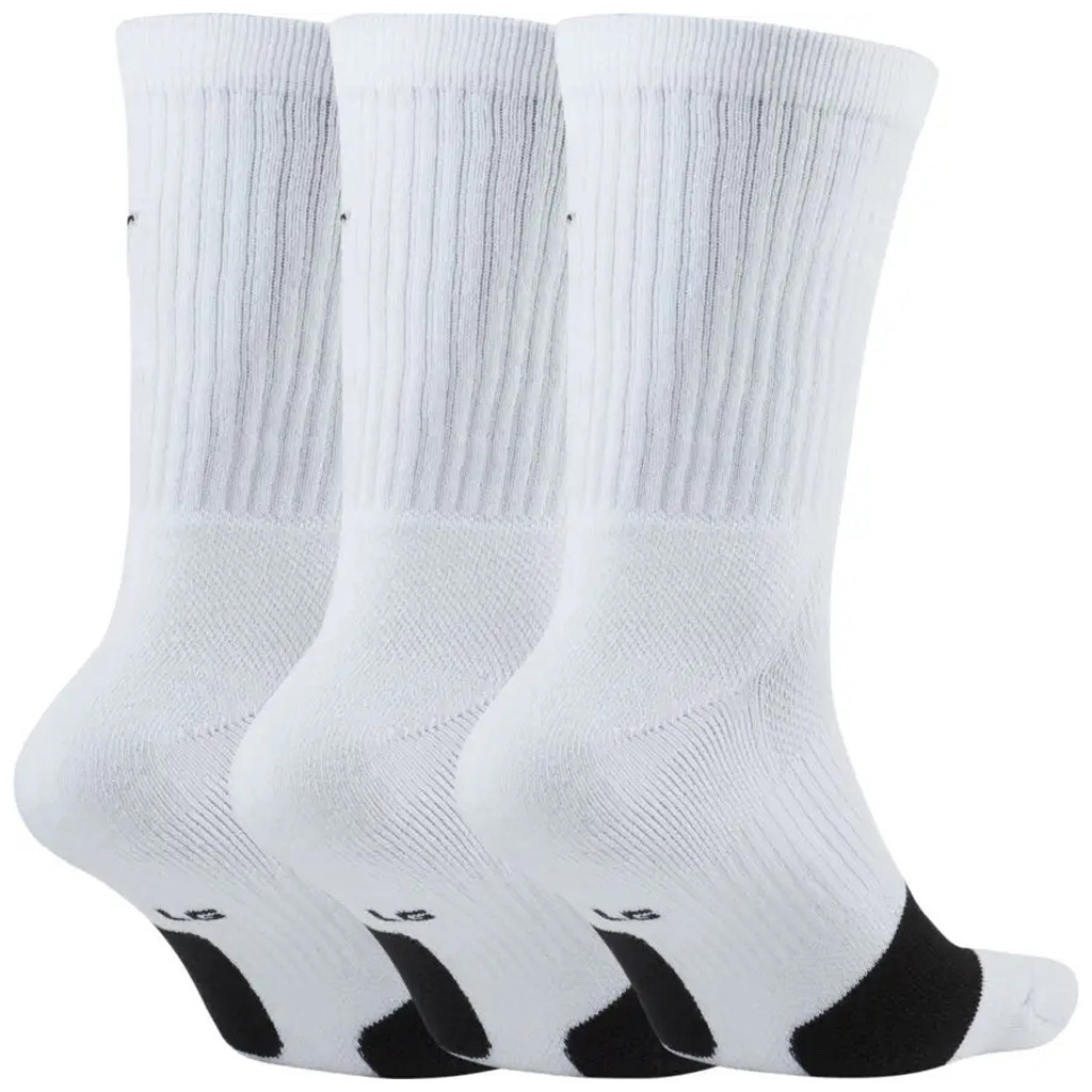 Шкарпетки Nike Crew Everyday Bball 3pr DA2123-100 38-42 3 пари Білий (194499963141)