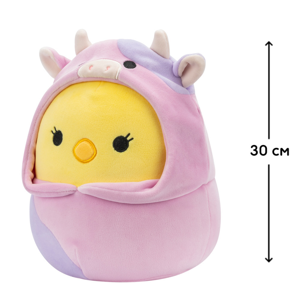 М'яка іграшка Squishmallows Пташеня Трістон 30 см, у одязі (SQER00933)