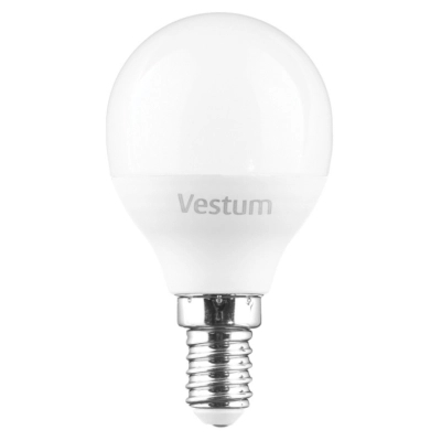 Лампочка Vestum G45 6W 4100K 220V E14 (1-VS-1203)