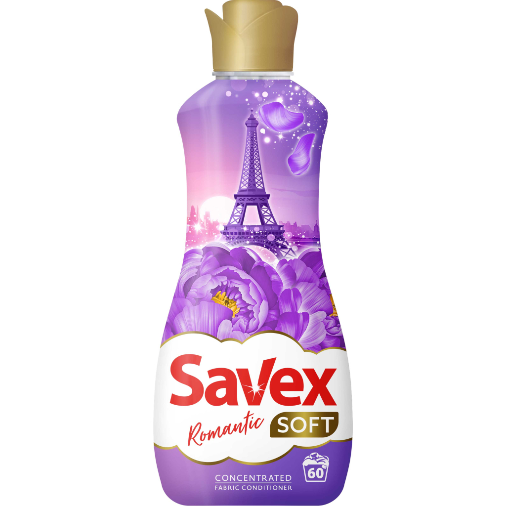 Кондиціонер для білизни Savex Soft Romantic 1.5 л (3800024048975)