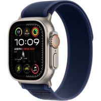 Смарт-годинник Apple Watch Ultra 2 2024 GPS + Cellular 49mm Natural Titanium Case with Blue Trail Loop - S/M (MX4J3UL/A)