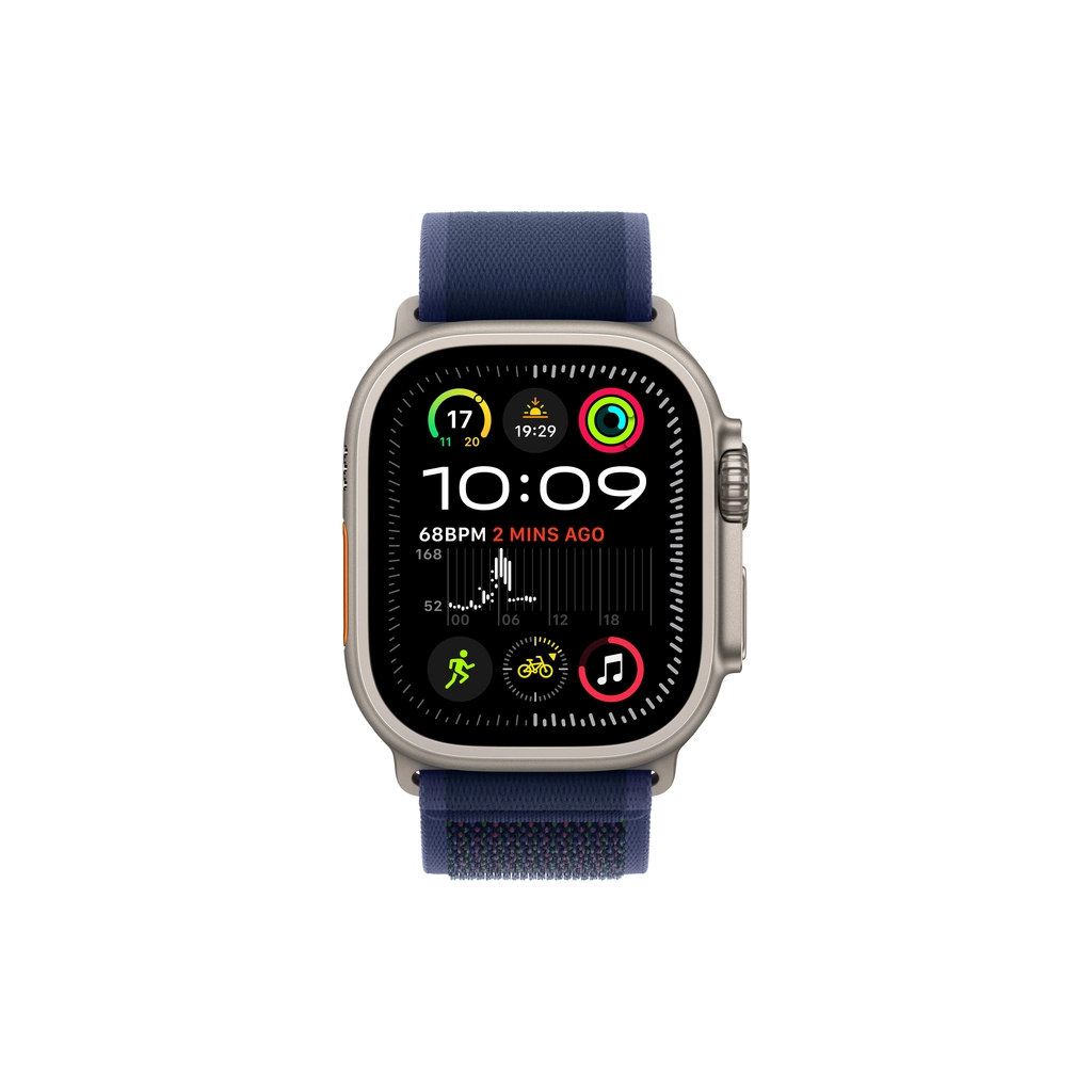 Смарт-годинник Apple Watch Ultra 2 2024 GPS + Cellular 49mm Natural Titanium Case with Blue Trail Loop - S/M (MX4J3UL/A)