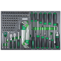 A set of Toptul tools in a box (type D) 114 pcs. (GEDB431)