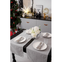 Table runner Provence Pearl Silver 40x180 cm (037579)