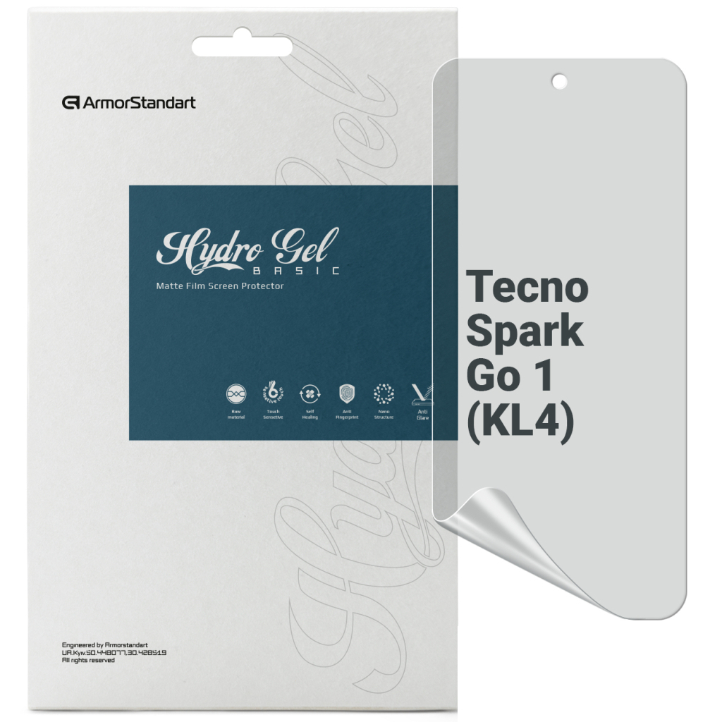 Плівка захисна Armorstandart Matte Tecno Spark Go 1 (KL4) (ARM81162)