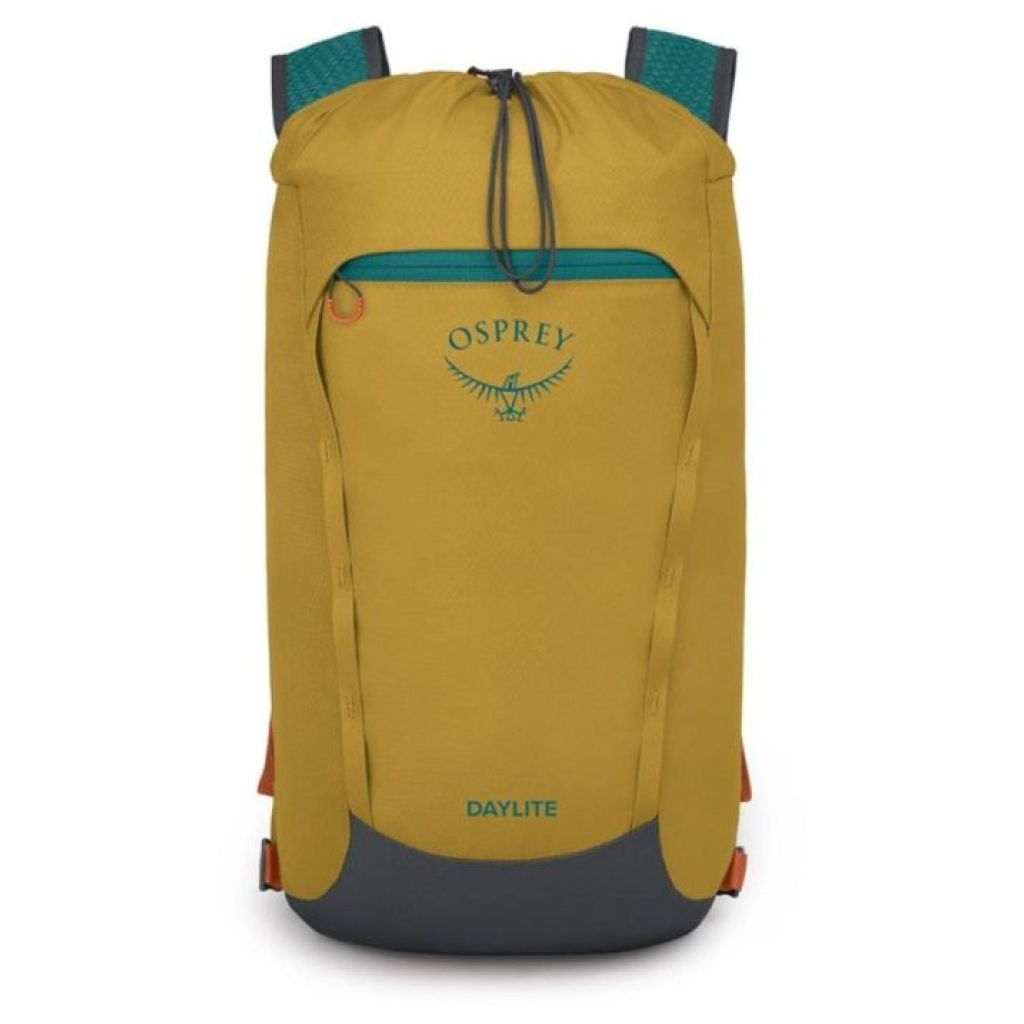 Рюкзак туристичний Osprey Daylite Cinch Pack tumbleweed yellow/tunnel vision - O/S - жовтий/бірюзовий (009.3736)