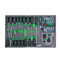 Set of screwdrivers Toptul 28 pcs. in the lodging type D (GED0286)