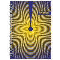 Axent spiral notebook A5 96 sheets, cell, hard cover #31 (8032-31-A)