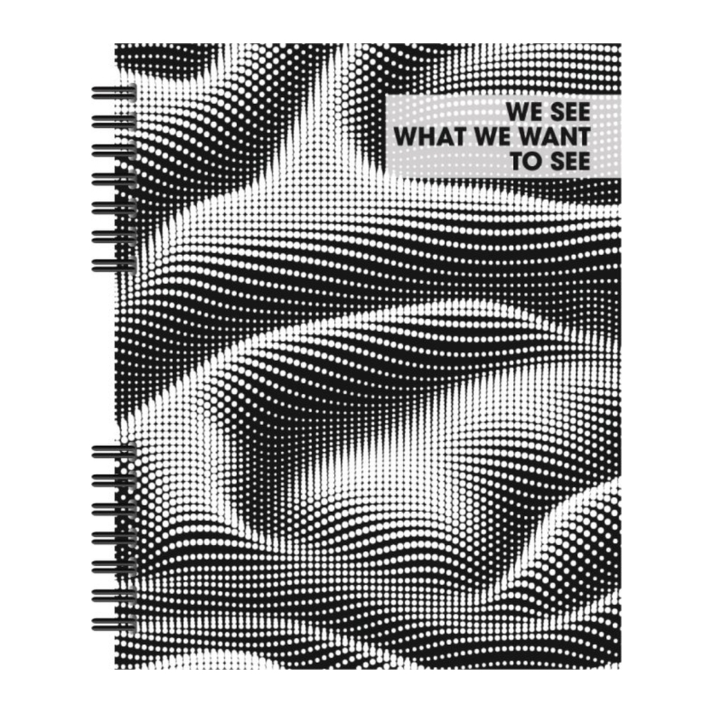 Блокнот Optima В5 пластикова обкладинка, спіраль, 60 аркушів, клітинка (O25920)