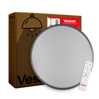 Lamp Vestum RING matte 80W 480*60mm 3000K-6500K with DK silver (VS-91058)