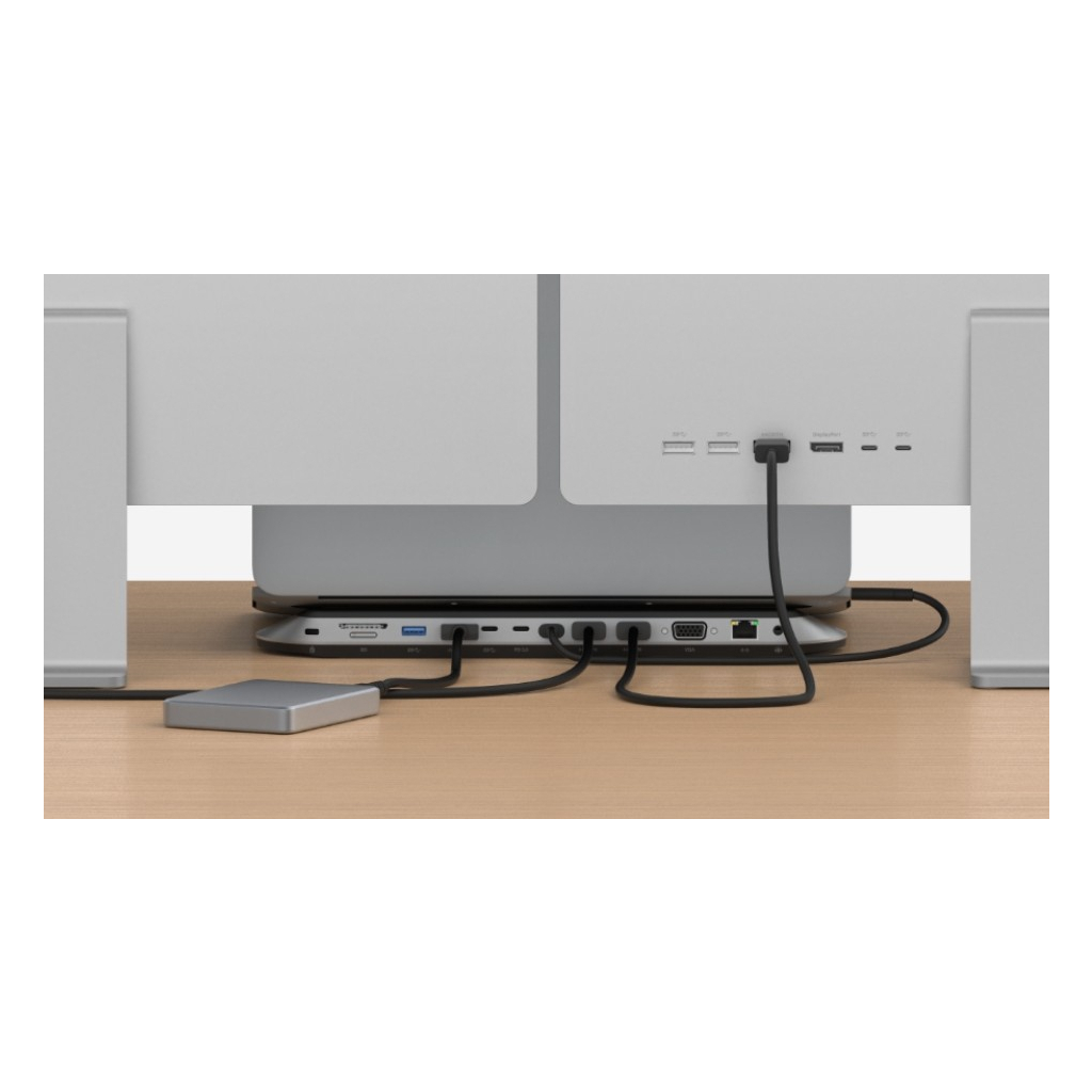 Концентратор Belkin USB-C 11in1 Multimedia Pro Dock (INC014BTSGY)