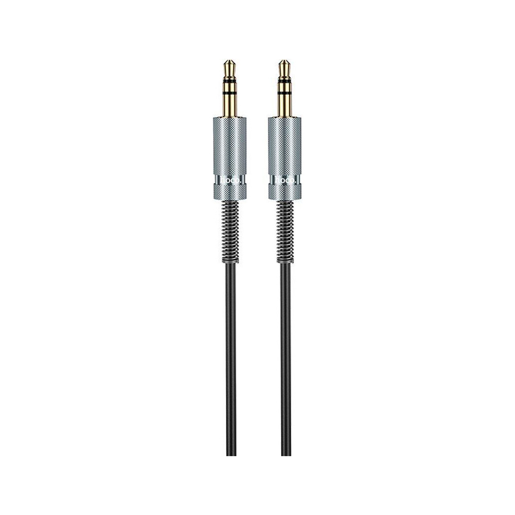 Кабель мультимедійний 3.5mm M to 3.5mm M 3.0m Black HOCO (6942007631235)