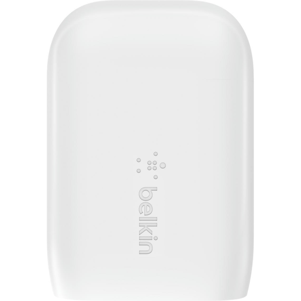Зарядний пристрій Belkin USB-C PD25W + USB QC12W 37W White (WCB007VFWH)