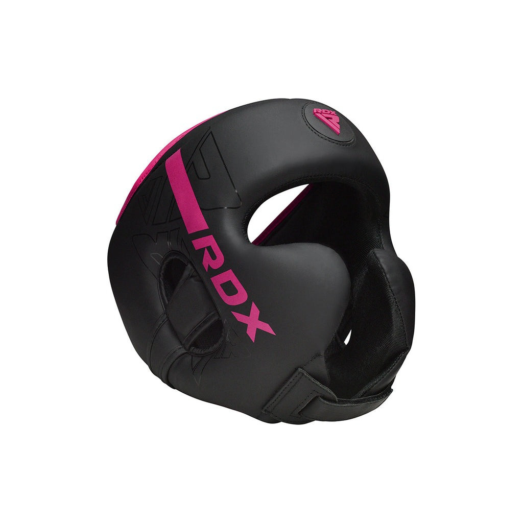 Боксерський шолом RDX F6 Kara Matte Pink S (HGR-F6MP-S)