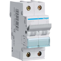 Automatic switch Hager 2-p. B 10A (6kA) 2M (B) (MBN210)