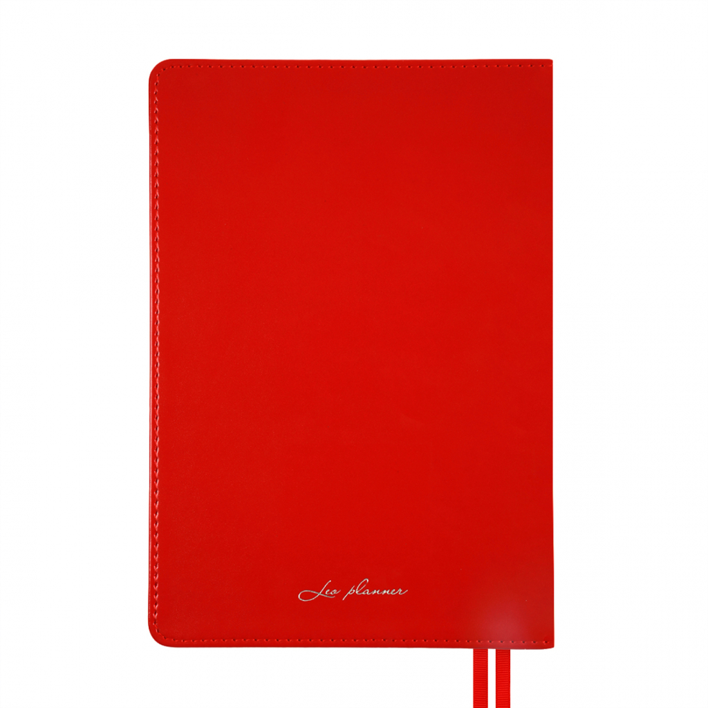 Тижневик Leo planner А5 датований 2026 "Aldento", інтегральний, червоний, 368 сторінок (252671) Тижневик Leo planner А5 датований 2026 "Aldento", інтегральний, червоний, 368 сторінок (252671)