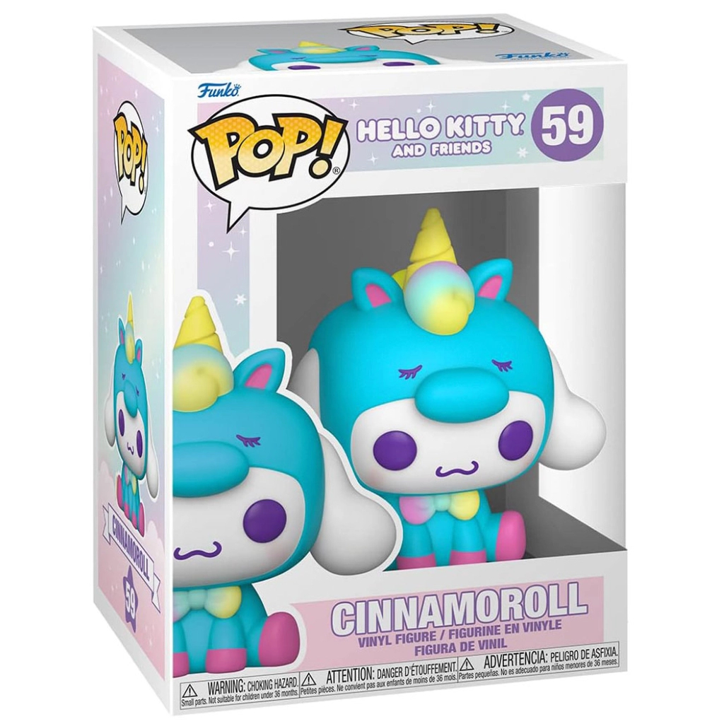 Фігурка Funko Pop Сіннаморолл у костюмі єдинорога (65748) Фігурка Funko Pop Сіннаморолл у костюмі єдинорога (65748)