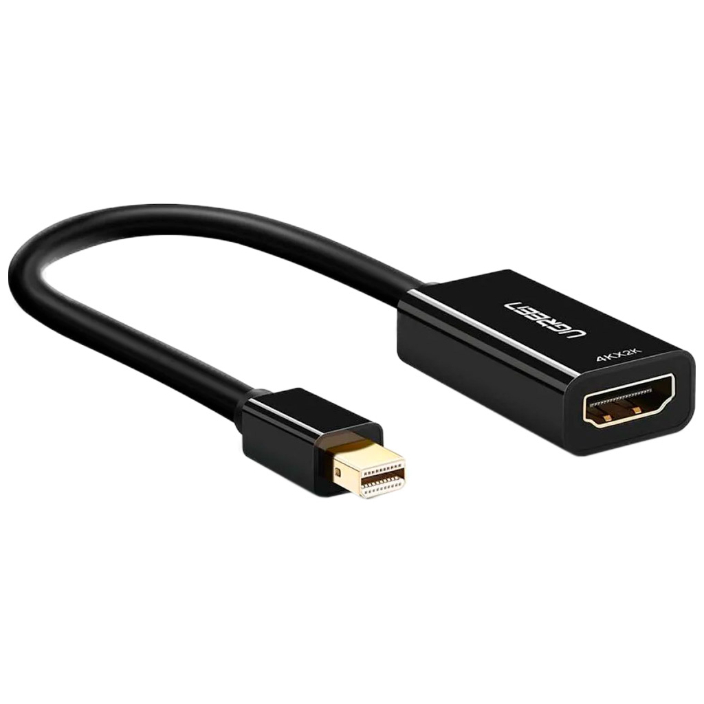 Перехідник Mini DisplayPort M to HDMI F 4K 30Hz black UGREEN (40360) Перехідник Mini DisplayPort M to HDMI F 4K 30Hz black UGREEN (40360)